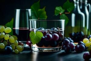 foto fondo de pantalla el vaso, uvas, vino, el vaso, el vaso, el vaso, el. generado por ai