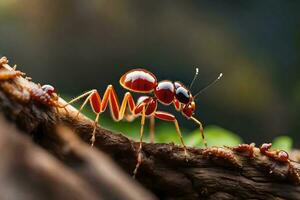photo wallpaper the bug, ants, the forest, the insect, the ant, the ant,. AI-Generated
