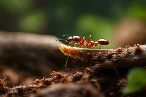 photo wallpaper the ant, bug, nature, the forest, the forest, the forest, the. AI-Generated