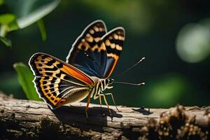 butterfly, the sky, nature, the outdoors, nature, nature hd wallpaper. AI-Generated photo