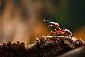 photo wallpaper the ant, wood, the forest, the ant, the forest, the ant,. AI-Generated