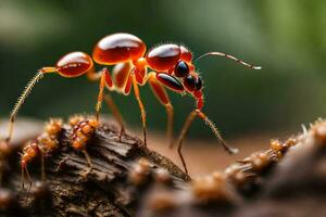 photo wallpaper the bug, ants, the forest, the forest, the forest, the forest,. AI-Generated