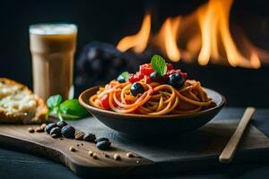 the best pasta recipes for the holidays. AI-Generated photo