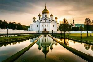 el ruso Iglesia en el Dom. generado por ai foto