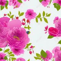 Flower pattern background photo
