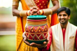indian wedding photography in mumbai. AI-Generated photo