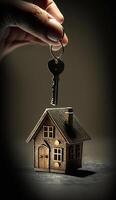 Free photo of real estate or property for template, social media design, architect designing and building a model house.