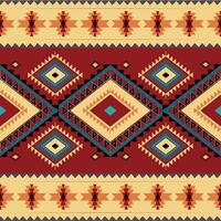 Ethnic Geometric Pattern. design in American, Mexican, Western Aztec motif striped and bohemian pattern. designed for background,wallpaper,print, carpet,wrapping,tile,batik.vector illustratoin. vector