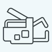 Icon Spot Welding. related to Welder Equipment symbol. line style. simple design editable. simple illustration vector