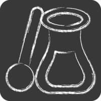 Icon Dressing. related to Breakfast symbol. chalk Style. simple design editable. simple illustration vector