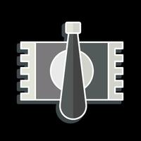 Icon Ticket. related to Baseball symbol. glossy style. simple design editable. simple illustration vector