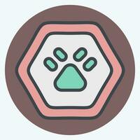 Icon Wild Life. related to Road Sign symbol. color mate style. simple design editable. simple illustration vector