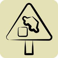 Icon Harbor. related to Road Sign symbol. hand drawn style. simple design editable. simple illustration vector