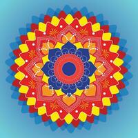 Abstract background, Traditional Colorful Mandala vector