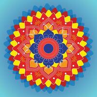 Abstract background, Traditional Colorful Mandala vector