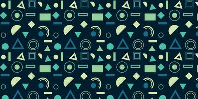 Funny colorful seamless pattern. A creative background in a minimalist style or a trendy design with basic shapes and shapes. A simple background for doodles. vector