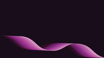 Abstract wavy line four color ribbon in purple color background. This simple wavy line shade can make your project more interesting and stunning. vector