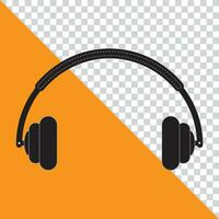 Headphones icon logo vector illustration design. Headphones symbol.