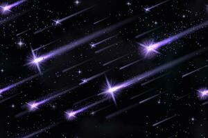 seamless pattern meteor shower background vector