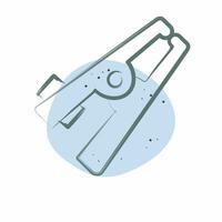 Icon Weight. related to Welder Equipment symbol. Color Spot Style. simple design editable. simple illustration vector