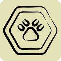 Icon Wild Life. related to Road Sign symbol. hand drawn style. simple design editable. simple illustration vector