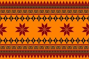 ethnic geometric seamless pattern. Geometric ethnic pattern can be used in fabric design for clothes, decorative paper, wrapping, textile, embroidery, illustration, vector, carpet vector
