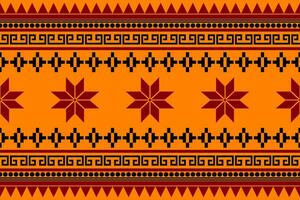 ethnic geometric seamless pattern. Geometric ethnic pattern can be used in fabric design for clothes, decorative paper, wrapping, textile, embroidery, illustration, vector, carpet vector