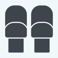 Icon Roll. related to Breakfast symbol. glyph style. simple design editable. simple illustration vector