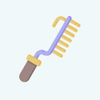 Icon Brush. related to Welder Equipment symbol. flat style. simple design editable. simple illustration vector