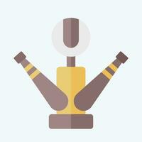 Icon Trophy. related to Baseball symbol. flat style. simple design editable. simple illustration vector
