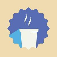 Coffee logo design with creative unique concept vector