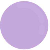 Purple cut circle png