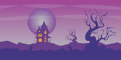 Vector background design with halloween theme.