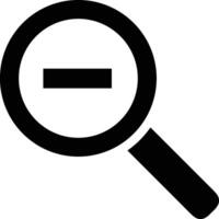 Zoom find icon symbol image vector. Illustration of the search lens design image vector