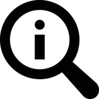 Zoom find icon symbol image vector. Illustration of the search lens design image vector