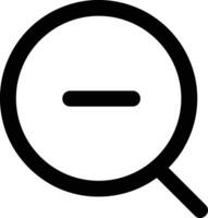 Zoom find icon symbol image vector. Illustration of the search lens design image vector