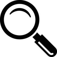 Zoom find icon symbol image vector. Illustration of the search lens design image vector