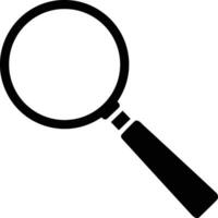 Zoom find icon symbol image vector. Illustration of the search lens design image vector