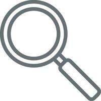 Zoom find icon symbol image vector. Illustration of the search lens design image vector