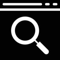 Zoom find icon symbol image vector. Illustration of the search lens design image vector