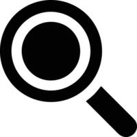 Zoom find icon symbol image vector. Illustration of the search lens design image vector