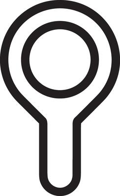 Zoom find icon symbol image vector. Illustration of the search lens design image