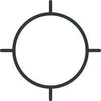 Zoom find icon symbol image vector. Illustration of the search lens design image vector