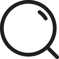 Zoom find icon symbol image vector. Illustration of the search lens design image vector