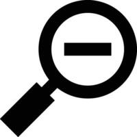 Zoom find icon symbol image vector. Illustration of the search lens design image vector