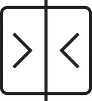 Zoom find icon symbol image vector. Illustration of the search lens design image vector
