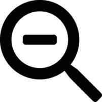 Zoom find icon symbol image vector. Illustration of the search lens design image vector