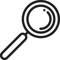 Zoom find icon symbol image vector. Illustration of the search lens design image vector