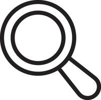 Zoom find icon symbol image vector. Illustration of the search lens design image vector