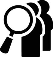 Zoom find icon symbol image vector. Illustration of the search lens design image vector